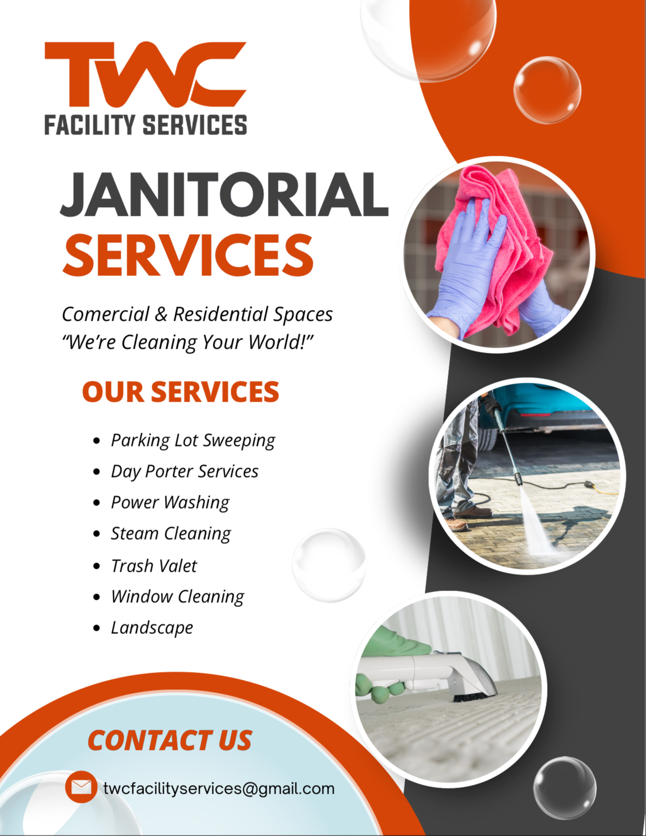 TWC Janitorial Flyer